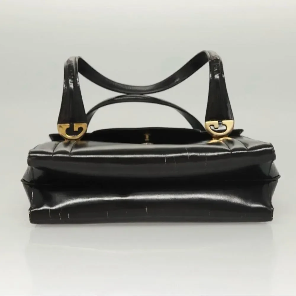 Gucci Black Satchel with Gold Hardware